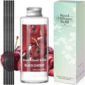 STRN Reed Diffuser Oil Refill, Black Cherry Scented Diffuser 200ML | Summer Long-Lasting Fragrance for Living Room, Bedroom, Office, Home Décor