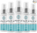 Mist N’ Go by Omaze Travel Bathroom Spray for Toilet Spray Odor Eliminator - Travel Toilet Spray for Bathroom Air Freshener Spray for Bathroom Deodorizer - Breeze Regular Size (2oz x5)