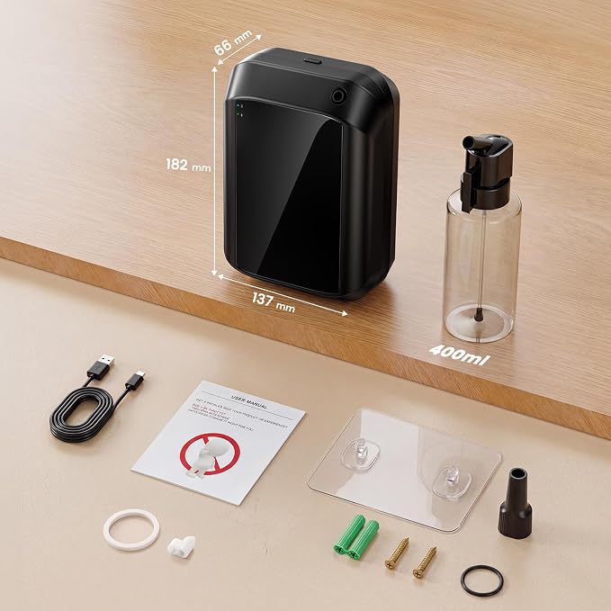 Waterless Essential Oil Diffuser 1500 Sq.Ft for Home Office Hotel, 150ML Cold Air Scent Machine with Bluetooth App & Panel Control, Quiet Wall Mount Aroma Diffuser