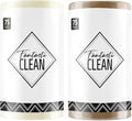 Fantasticlean Microfiber Cleaning Cloth Roll -150 Pack, Tear Away Microfiber Towels, 12" x 12", Reusable, Washable, Ultra Absorbent Dishcloth for Home Supplies, Car, Pet, Kitchen (Tan & Beige)