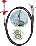 Drain Snake,116 inch Flexible Grabber Claw Pick Up Reacher Tool,Drain Clog Remover - Gutter Cleaning Tools for Home Sink, Bathroom Tub,Drain, Toilet, Tight Spaces