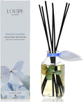 Reed Diffuser Set - English Garden Scented Diffuser with Sticks | Home Fragrance Reed Diffuser for Bedroom, Bathroom Shelf Décor, with Real Florals in the Bottle - Made in the USA