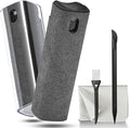 walrfid 2 Pack Computer Screen Cleaner, MacBook Screen Cleaner Spray and Wipe, Electronic Computer Laptop Cleaning Kit for iPad Pro, iPhone, Smartphone, Monitor, Car Display, Tablet, TV Screens, Grey