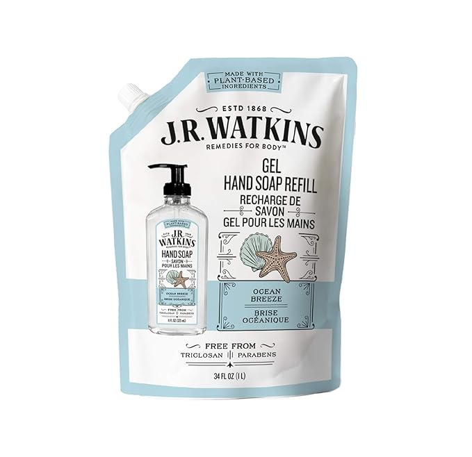 Hand Soap Gel Ocean Breeze 34floz Refill