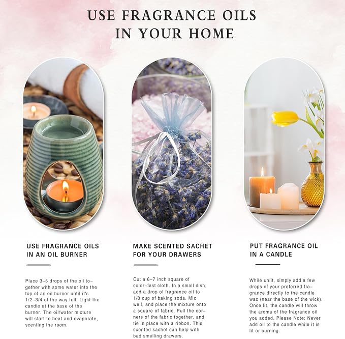 PHATOIL Apple Fragrance Oil for Diffuser Aromatherapy 3.38FL.OZ | Long Lasting Scented Oils For Humidifier, Air Freshener, DIY Soap Candle, Scent Project Making, Aroma Oil for Home Freshening