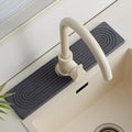 Kitchen Faucet Mat, Diatomite Sink Faucet Mat Splash Guard, Water Absorbing Stone Tray for Sink, Quick Drying Faucet Mat for Kitchen Sink, Absorbent Stone Drying Tray for Bathroom Counter