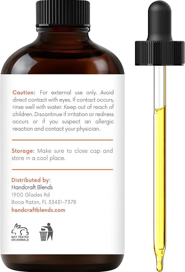 Handcraft Blends Orange Essential Oil – 1 Fl Oz – 100% Pure and Natural – Premium Grade Essential Oil for Diffuser and Aromatherapy, Skin, Massage, Candle and Soap Making Fragrance