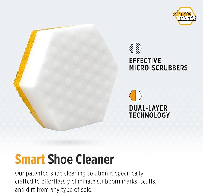 Sneaker Eraser - Shoe Cleaner Sponge for Effortless Shoe Maintenance, Effective Sneaker Erasers for Quick Cleaning, Compact and Convenient Shoe Care Solution (8 Pack)