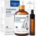 HIQILI Cinnamon Essential Oil for Spray, Skin Care, Diffuser | Brings Refreshing Mind Boost, Gentle Household Barrier, Versatile DIY & Full Space Odor Removal -100ml / 3.38 fl oz