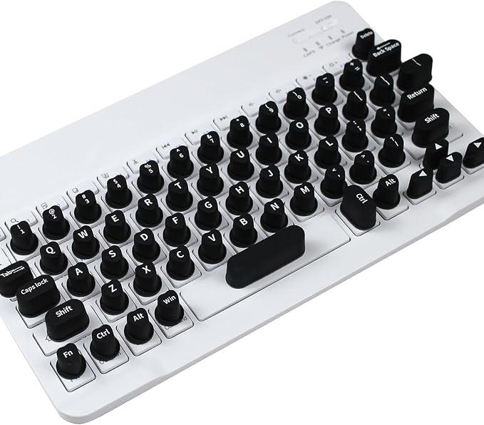 Keyboard Cover for Long Nails, Acrylic Gel Nails - Silicone Keyboard Protector Skin with Raised Keys for Typing and Gaming, Compatible with MacBook Pro/Air 13"/14"/15"/16" 2020-2025 (Black)