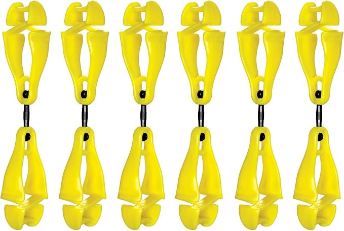 Ergodyne Squids 3420 Swiveling Glove Clip Holder with Dual Clips
