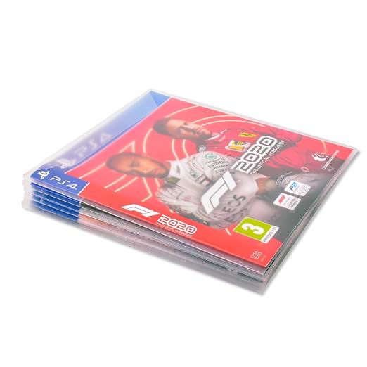 Tarifold Video Game Storage Sleeves for PS4 Games, Closing Flap, 25 Pack | Holds PS4 game disc and cover, durable 120-micron polypropylene, scratch-resistant, saves up to 70% storage space