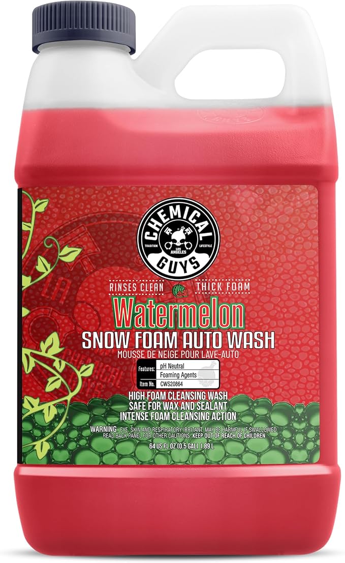 Chemical Guys, Watermelon Snow Foam Car Wash Soap for Foam Cannons, 64 oz