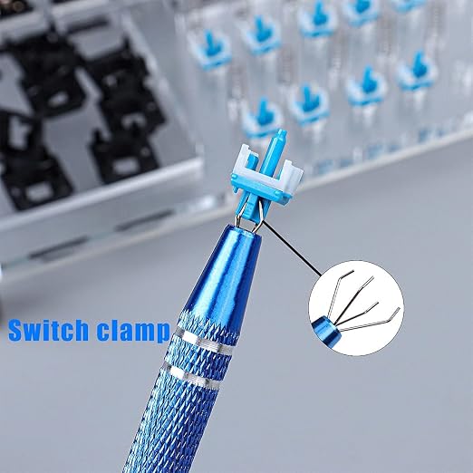 205G0 Keyboard Switches Lube Kit with Switch Opener Keycaps Puller Switch Puller Swith Clamp for Mechanical Keyboard Cherry Mx Switches