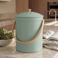 Beautiful Kitchen Compost Bin with Smell Proof Lid - Rust Proof and Odorless Compost Bucket for Your Countertop with No Smell Filters - Easy to Clean 1.1 Gallon Bin Looks Great On Any Kitchen Counter