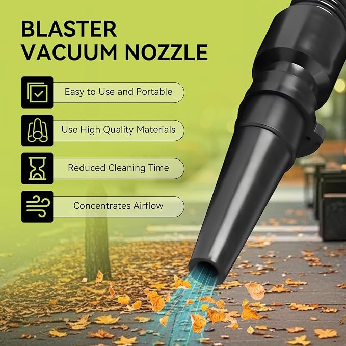 Heavy Duty Blower Nozzle MVC-195AA,Compatible With Metrovac Models B3 & MB | Powerful Dust And Debris Blaster Vacuum Cleaner Nozzle,Useful for Drying Cars,Motorcycles Or Other Surfaces After Washing