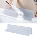 18" Upgraded Silicone Sink Splash Guard Released in 2026,Self-Draining Water Splash Guard for Kitchen Sink,Bathroom and Kitchen Island,with 3.5" High Splash Guard & 6 Strong Suction Cup(Grey)