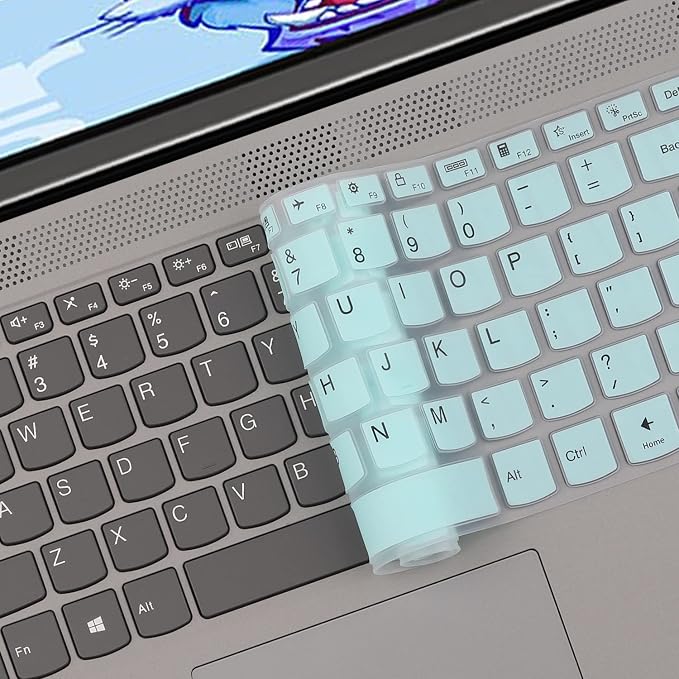 Keyboard Cover for 2021 2020 Latest Lenovo Ideapad 5 15IIL05 15.6" /Ideapad Flex 5 15IIL05 /Ideapad Slim 7 15 15.6" |New Lenovo Flex 5 15 15.6 (with Numeric Keypad) US Keyboard Cover