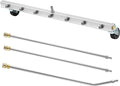 M MINGLE 24” Undercarriage Pressure Washer Attachment | Undercarriage Sprayer with 7 Nozzles, Under Car Washer with 3 Pieces Extension Wand, 4000 PSI