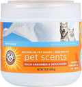 Arm & Hammer Pet Scents Gel Odor Eliminator, Baking Soda Deodorizer for Pet Rooms, Litter Box Areas, and Indoor Spaces, Long-Lasting Solid Gel Format, Fresh Breeze Scent, 15 Oz