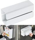 Magnetic Glove Box Holder Glove Dispenser Tissue Box Organizer Wall Mount | Adjustable Magnet Box, Versatile Use for Fridge, Toolbox, Metal Door, Garage Wall, Hold Gloves, Towels, Wipes, Tissues