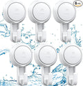 LUXEAR Suction Hooks Powerful Suction Cup Hooks Vacuum Suction Holder Heavy Duty Shower Suction Hooks Glass Door Window Christmas Wreath Hanger Waterproof Suction Hanger for Bathroom Kitchen-6Pack
