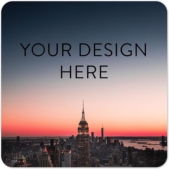 100 Custom Vinyl Stickers - Upload Your own Image, Text, Design, Logo - Personalized Logo Labels for Handmade, Packaging, Bottle, Jars, Candle, Brand Stickers (City, 1.5x1.5 Square)