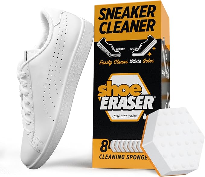 Sneaker Eraser - Shoe Cleaner Sponge for Effortless Shoe Maintenance, Effective Sneaker Erasers for Quick Cleaning, Compact and Convenient Shoe Care Solution (8 Pack)