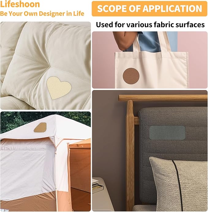 Fabric Repair Patches, 35X79 Inch Canvas Self-Adhesive Fabric Patches Tape Durable, DIY Large Canvas Repair for Sofa, Couches, Furniture, Chair, Clothing （35X79 Inch, Grey）