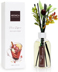 Aronica Christmas Tree Diffusir Oil Cinnamon, Mulled Spice Apple Oil with Sticks, Winter Candy Scented Reed Diffuser, Home Fragrance Decor