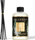 Reed Diffuser Refill Black Forest 17oz (500ml) with 8 Sticks - Premium Long-Lasting Essential Oil, Home Fragrance for Bedroom, Bathroom Home Decor