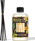 Reed Diffuser Refill Cashmere Vanilla 17oz (500ml) with 8 Rattan Sticks - Premium Long-Lasting Essential Oil, Home Fragrance for Bedroom, Bathroom Home Decor