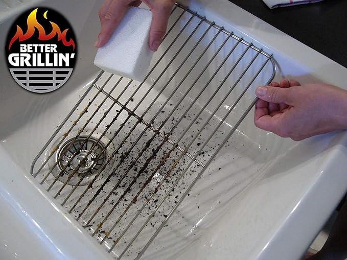 Better Grillin Scrubbin Stone Grill Cleaning Brick Block | Griddle Stone | Grill Stone Cleaning Block | Barbecue Grill Cleaner for BBQ, Griddle, & Racks