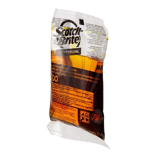3M Scotch-Brite Griddle Cleaning, Quick Clean Liquid 700-40, 3.2 Oz Packet, 40/Pack, Heavy Duty, Cleans in 3-5 Minutes, for Baked on Food and Cooking Oils, Use on Hot or Cool Griddle