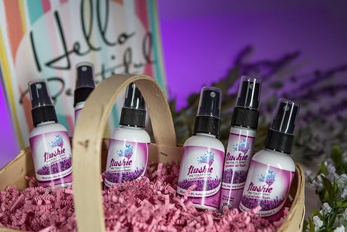 Flushie Pre-Toilet Sprays for Poop Travel Size Toiletries Bathroom Spray for Poop Spray for Toilet Deodorizer Traveling Essentials Poop deodorizer Poop Odor eliminator