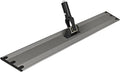 CleanAide Flat Mop Plate Frame for Microfiber Pads, Commercial-Grade Aluminum with 360° Swivel, Hook and Loop Fastening, Lightweight and Durable, Gray, Frame Only, 18 Inches