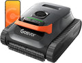 Gosvor LiteVac G1 Pool Vacuum Robot, Wall & Waterline & Platform Cleaning | Up to 200-Min Runtime, 15.2 lbs Lightweight, with Fine Filter, For Inground & Above Ground Pools, APP Support, Orange