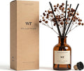 Reed Diffuser Set for Bathroom Air Fresheners, Oil Diffuser Sticks | Vanilla Whiskey Scent 4.0 fl oz Home Fragrance with Sticks Defusers | House Bedroom Office Shelf Decor