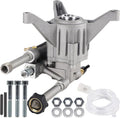 Biswing Pressure Washer Pump, 7/8" Shaft Vertical Plunger, 3400 PSI Max, 2.5 GPM, Replacement Pump for Gas Power Washer, Front Inlet/Outlet