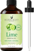 Handcraft Blends Lime Essential Oil – 1 Fl Oz – 100% Pure and Natural – Premium Grade Essential Oil for Diffuser and Aromatherapy, Skin, Massage, Candle and Soap Making Fragrance