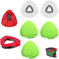 7 Pack Mop Replacement Heads for O-Ceda Mop Replace Head EasyWring Spin Mop Heads Replacements, Microfiber Spin Mop Refills, Cleaning Mop Head for Living Room& Bath Tool