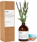 Reed Diffuser Set, Ocean Scent, 3.4 fl oz, Home Fragrance Reed Diffuser for Bathroom & Bedroom Decor