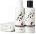 Apple Brand Leather Cleaner & Conditioner Kit, For Bags, Boots, Accessories | Wax-free cleaner and conditioner pair. Also for furniture, auto interiors, luggage and handbags.