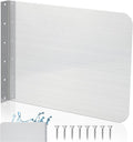 Amylove 20 x 12 Inch Stainless Steel Splash Guard Stainless Steel Wall Mount Guard with Screws for Bathroom Sink Side Sink Splash Prep Sinks Protector for Commercial Kitchen Restaurant