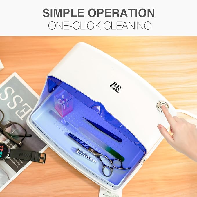 UV Sanitizer Box, LED Sanitizer for Phones & Salon Beauty Tools | UL Certification and CE authentication/Safety Sanitizer/245nm UV sanitizer lamp/ Use Widely/simplicity of operator