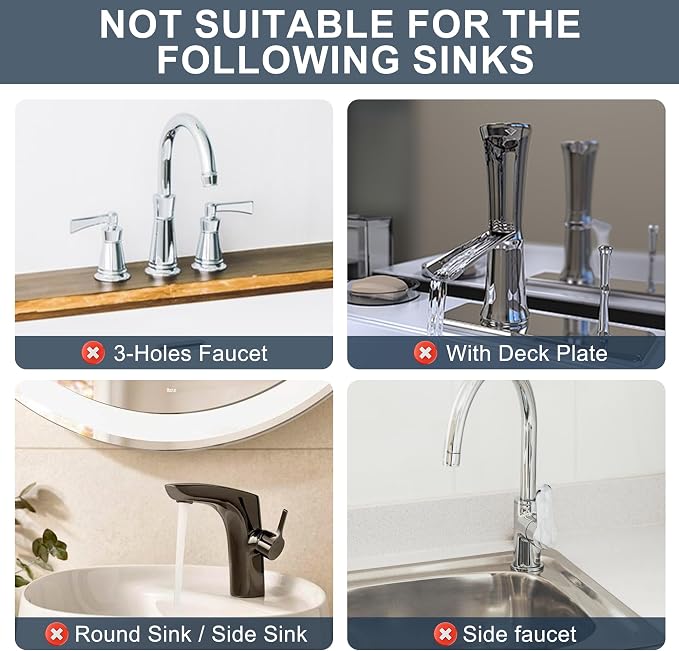 Kitchen Faucet Sink Splash Guard, Silicone Faucet Water Catcher Mat – Sink Draining Pad Behind Faucet, Grey Rubber Drying Mat for Kitchen & Bathroom Countertop Protect -Black