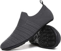QZKDM Lightweight Slip on Grip Indoor House Slippers Barefoot Non Slip Home Exercise Yoga Shoes for Men Women