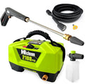 Hiclean Electric Pressure Washer 2100 PSI | Portable Power Washer, Car Detailing, Patios, Fences & Outdoor Cleaning, Compact Design, Foam Cannon, Turbo & Fan Nozzles