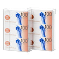 2 Pack Acrylic Glove Box Holder Wall Mount With Adhesive,Disposable Medical Rubber Glove Holder on Wall & Hanging Hospital Hair Net,Mask,Latex Gloves Dispenser,Gloves Rack & Storage,Clear