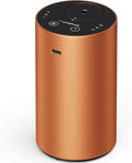 Waterless Essential Oil Diffuser, Rechargeable Car Scent Diffuser, Orange | Premium Aluminum Alloy Housing, Cordless, 3 Mist Levels, Timers, Portable Aromatherapy Diffuser for Home, Car & Office